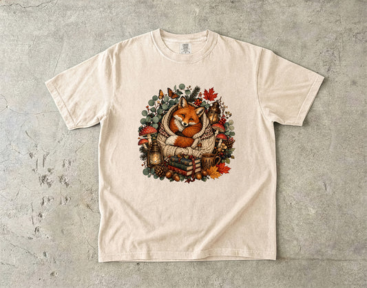 Fox Sweater Cottagecore -Comfort Colors T-shirt