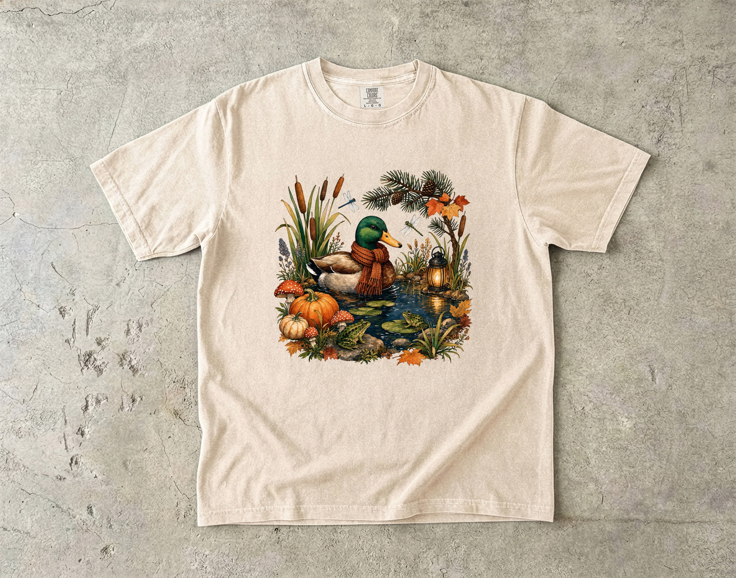 Cozy Duck Pond -Comfort Colors T-shirt