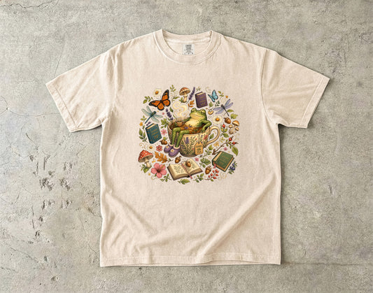 Funny Frog Tea -Comfort Colors T-shirt