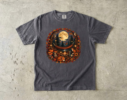 Moonlit Forest Camp - Comfort Colors T-shirt