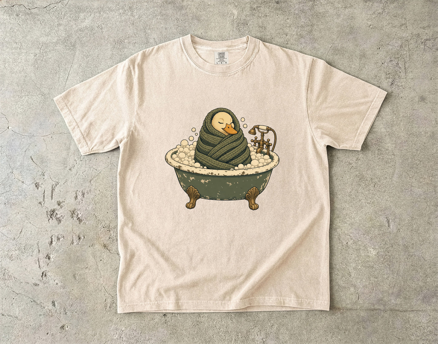 Blanket Burrito Duck -Comfort Colors T-shirt