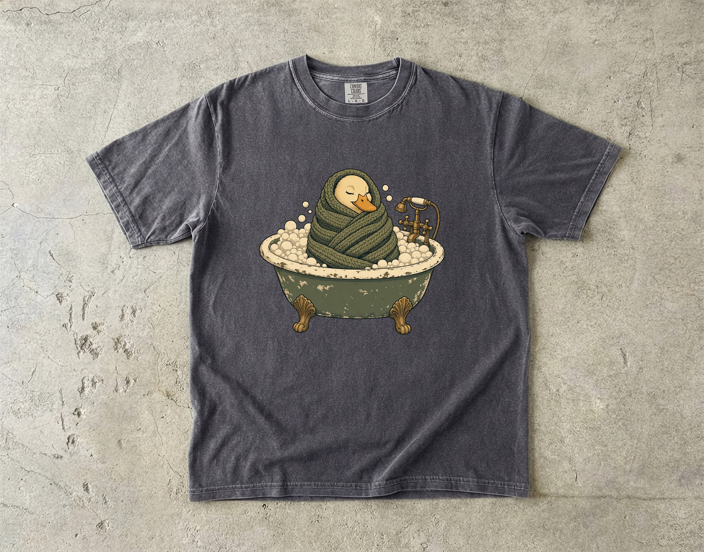 Blanket Burrito Duck -Comfort Colors T-shirt