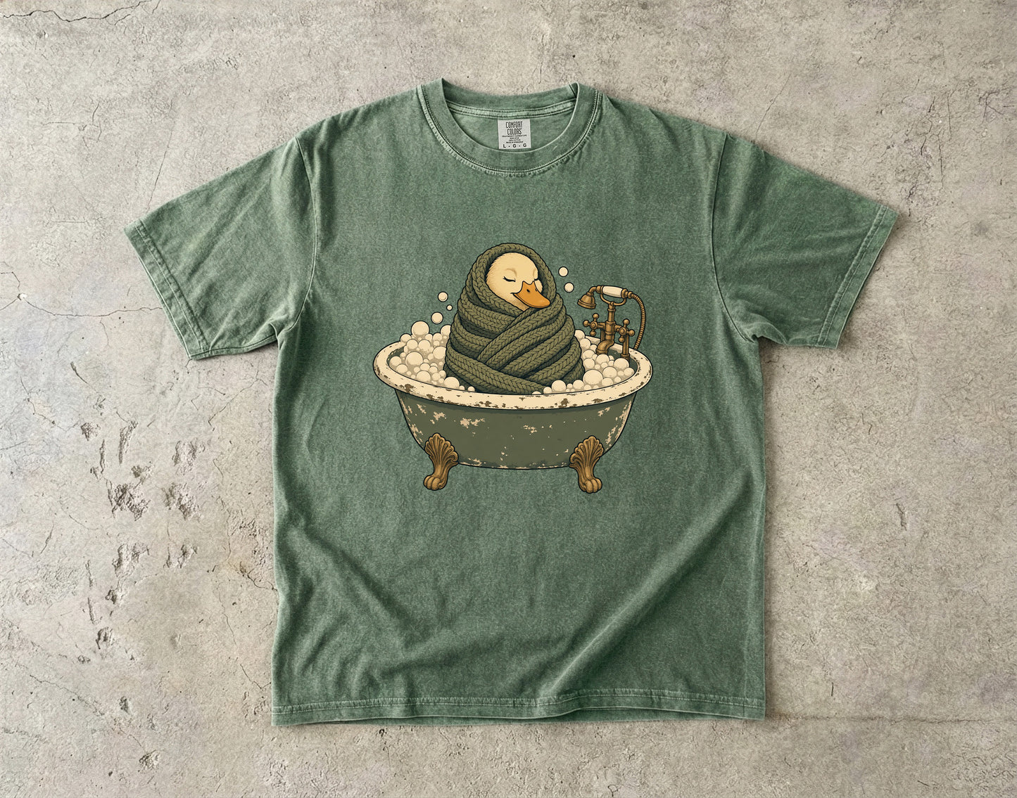 Blanket Burrito Duck -Comfort Colors T-shirt