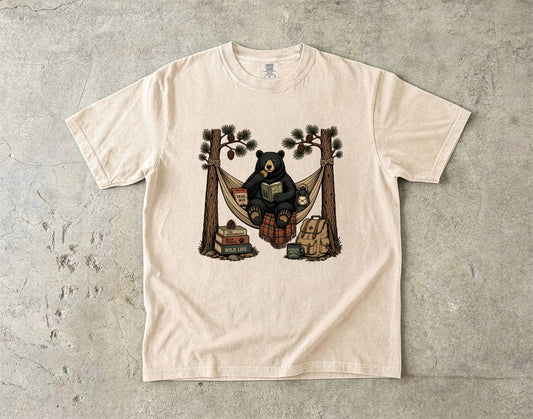 Relaxing Bear Hammock -Comfort Colors T-shirt