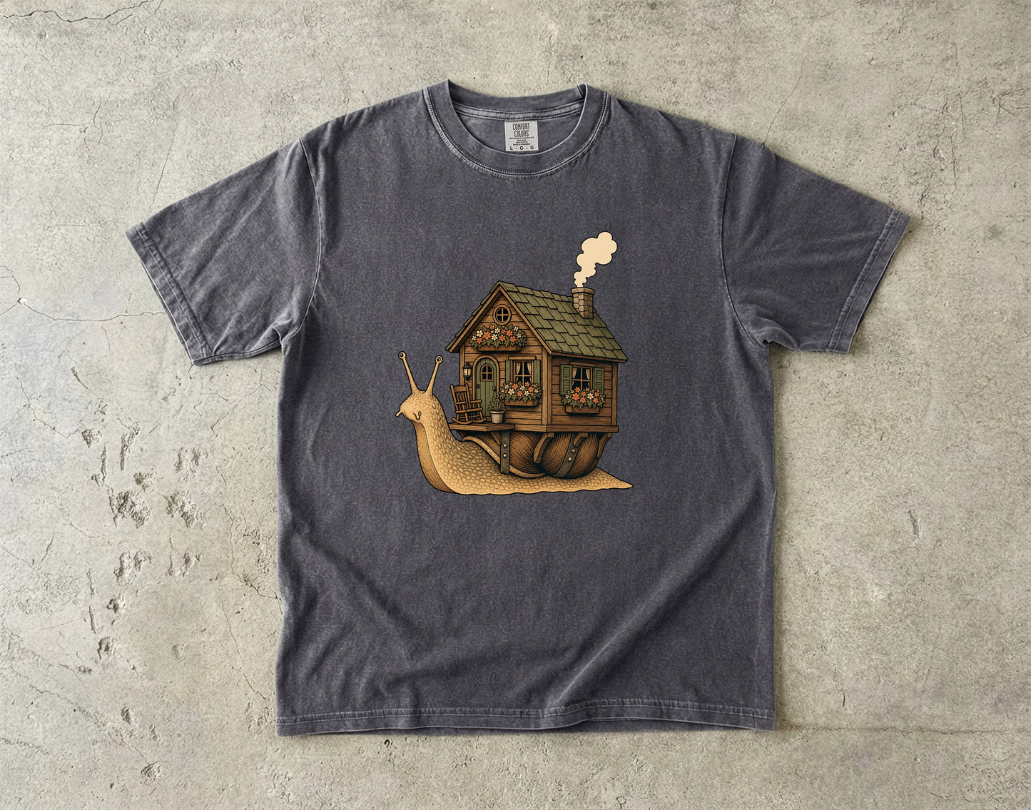 Snail House -Comfort Colors T-shirt