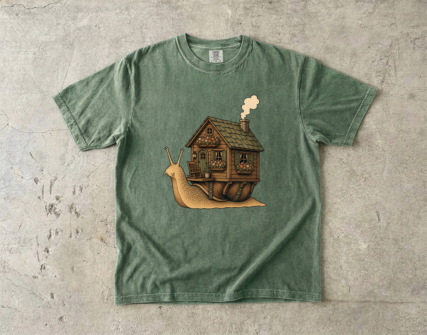 Snail House -Comfort Colors T-shirt