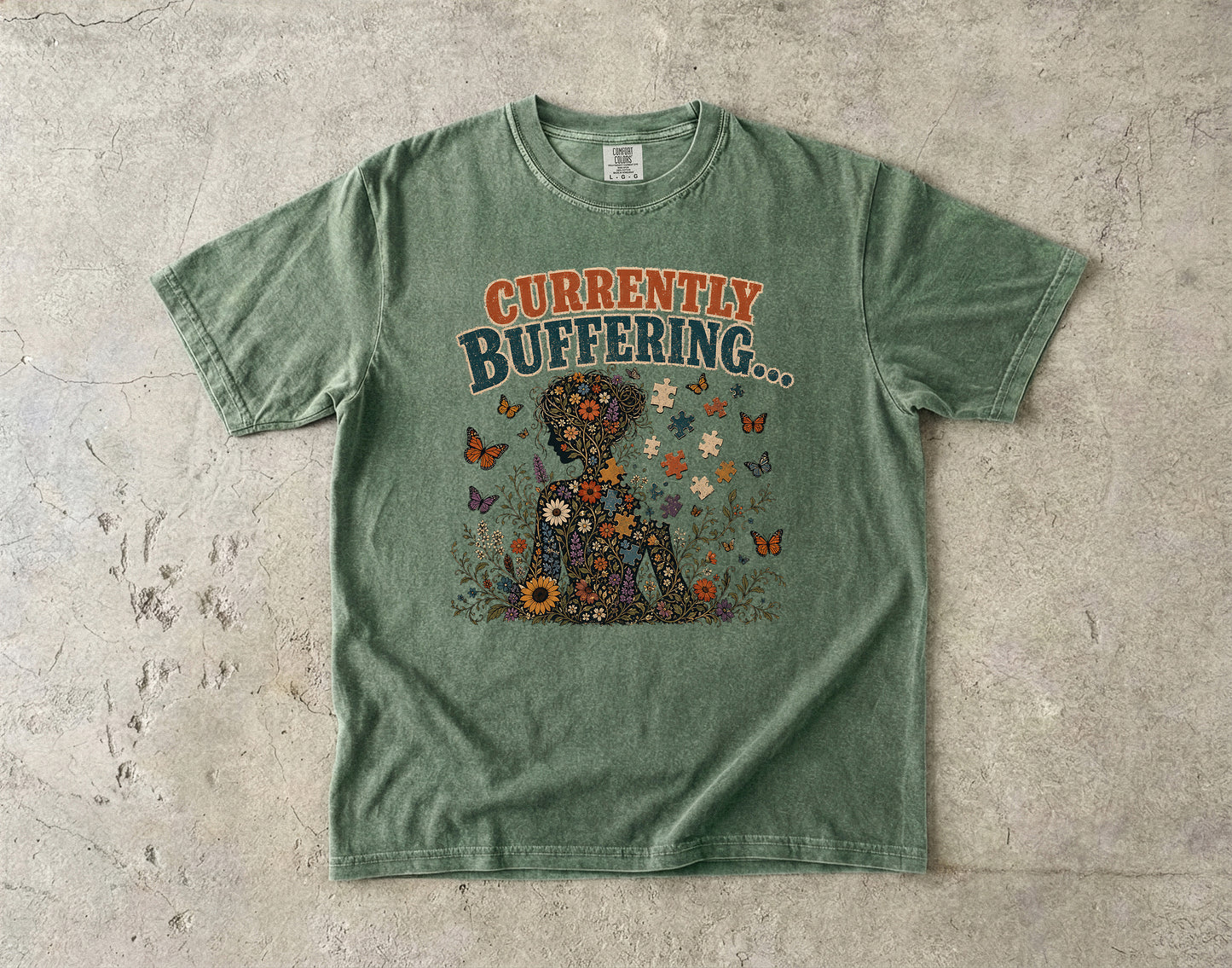 Currently Buffering -Comfort Colors T-shirt