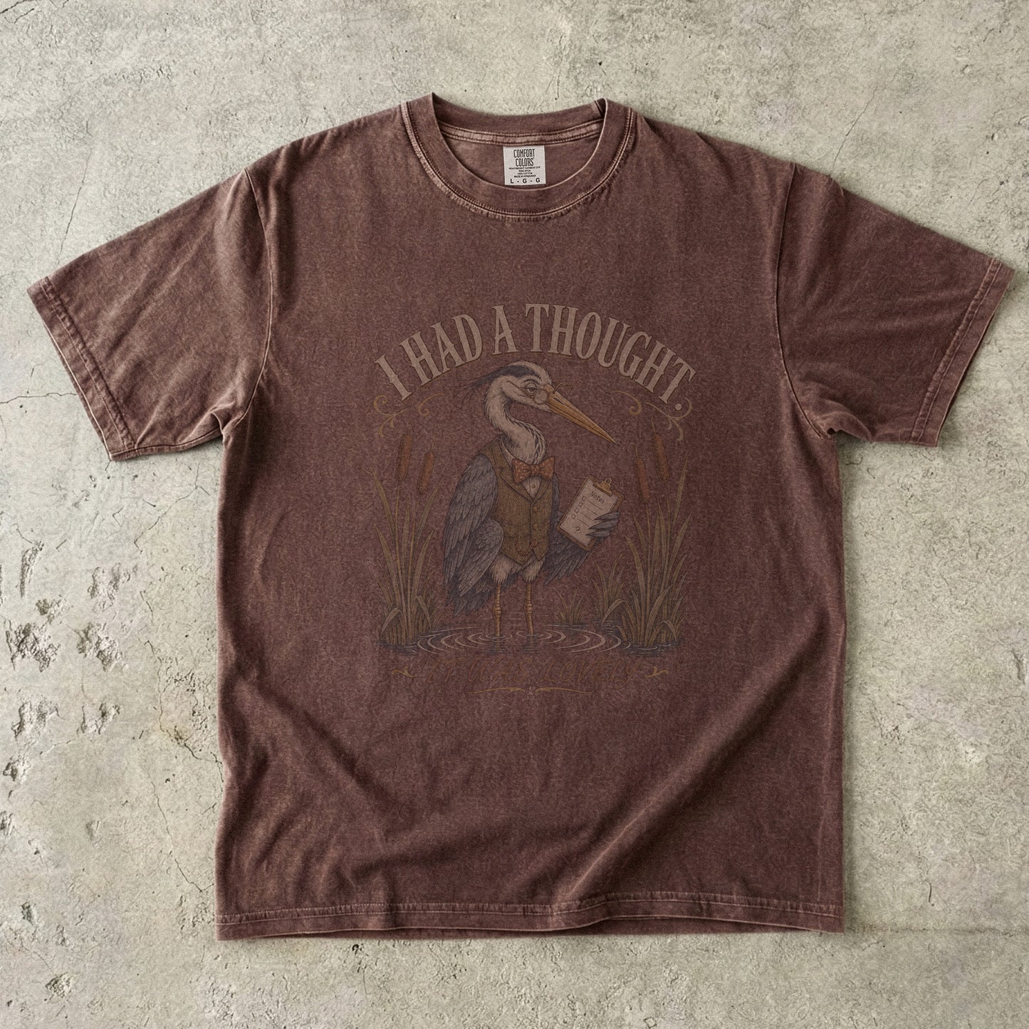 ADHD Brain Fog Shirt – I Had a Thought It Was Lovely -Comfort Colors T-shirt