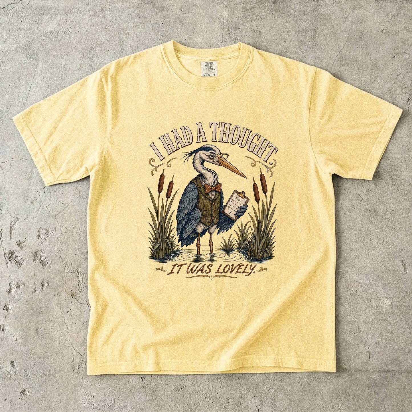 ADHD Brain Fog Shirt – I Had a Thought It Was Lovely -Comfort Colors T-shirt