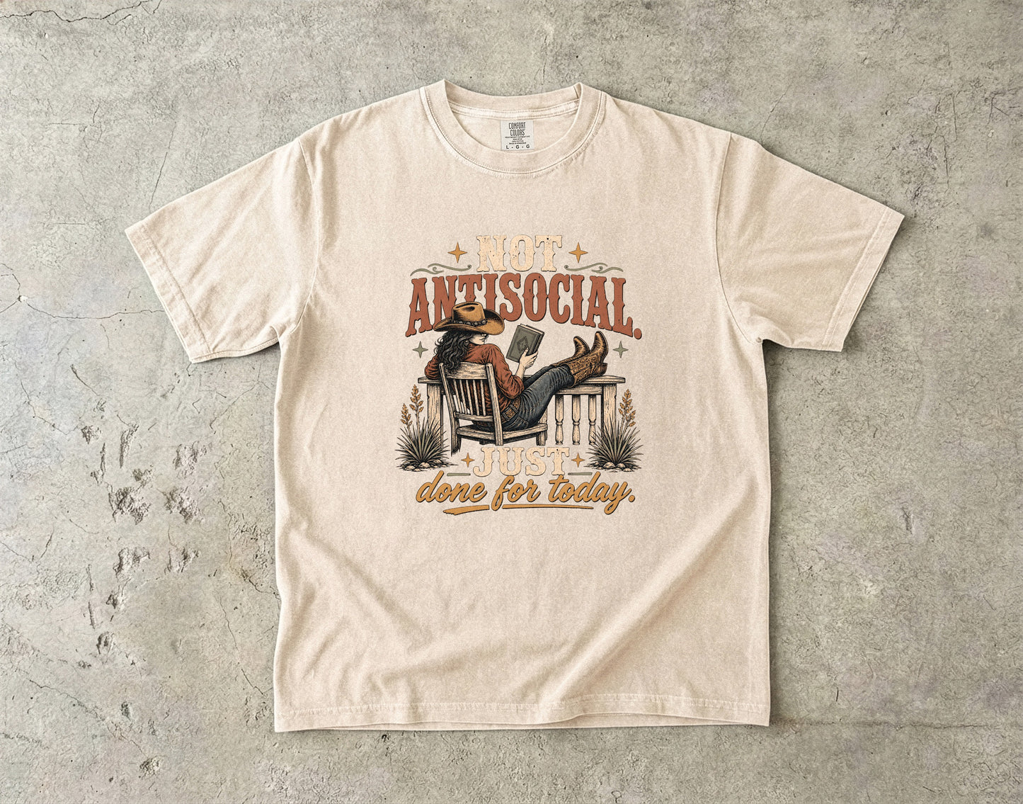 Introvert Shirt – Not Antisocial Just Done for Today -Comfort Colors T-shirt