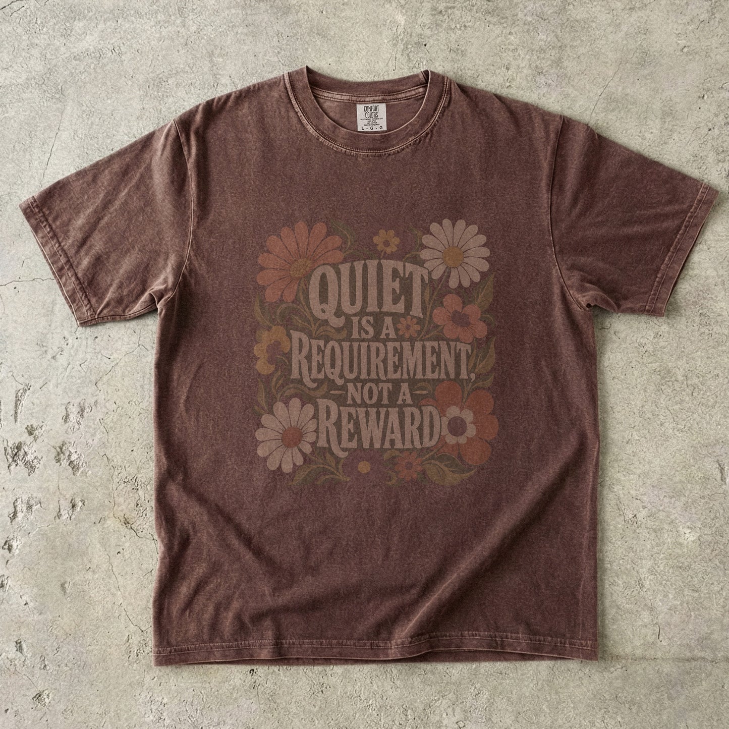 Introvert Self Care Shirt – Quiet Is a Requirement Not a Reward -Comfort Colors T-shirt