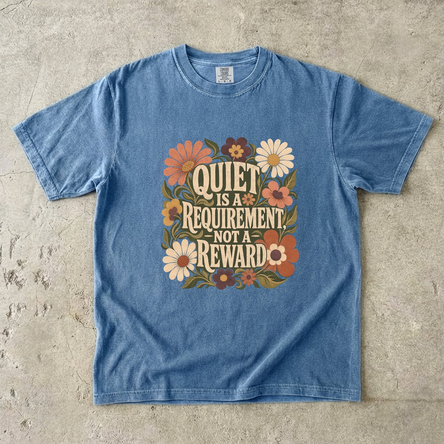 Introvert Self Care Shirt – Quiet Is a Requirement Not a Reward -Comfort Colors T-shirt