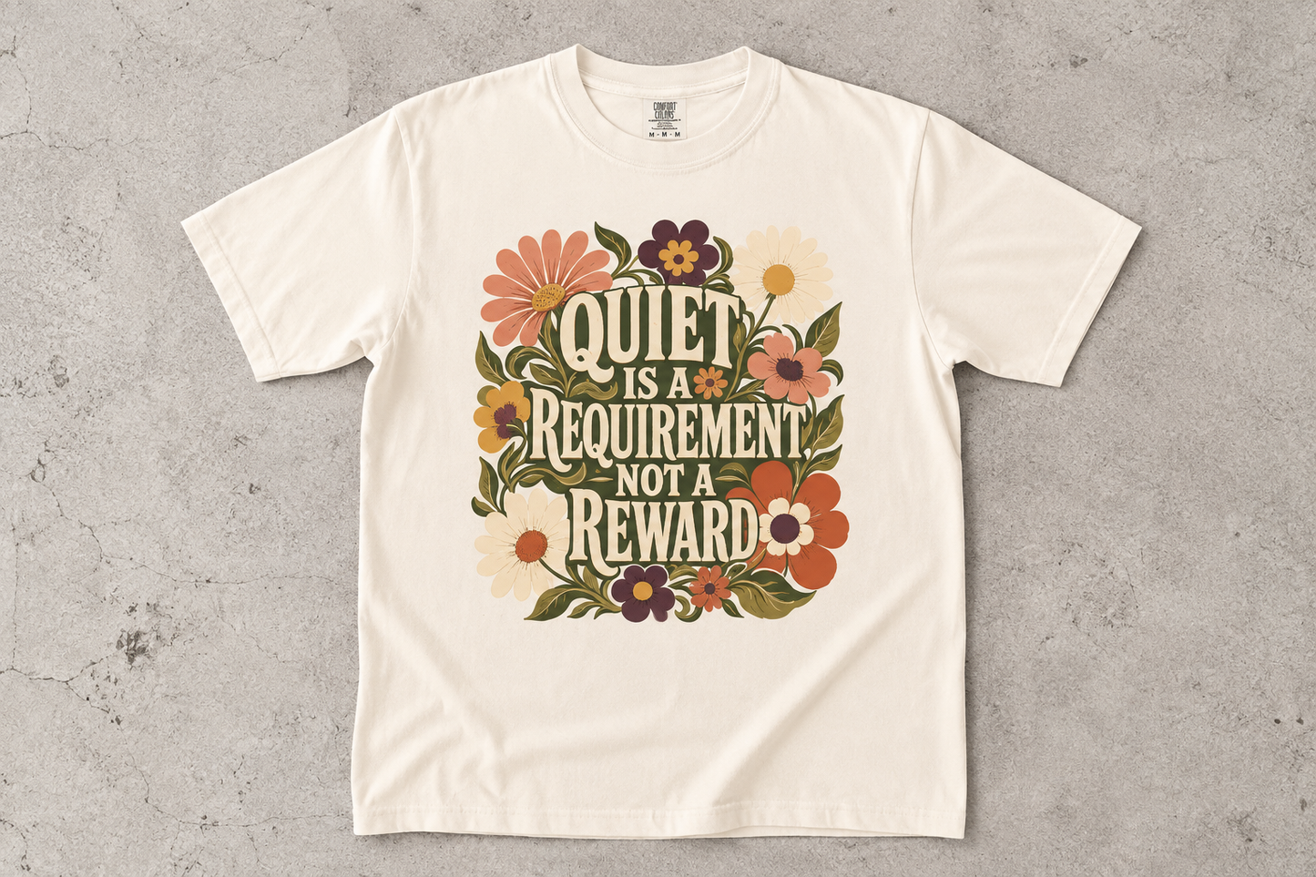 Introvert Self Care Shirt – Quiet Is a Requirement Not a Reward -Comfort Colors T-shirt