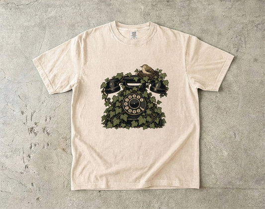 Vintage Telephone Ivy Tee -Comfort Colors T-shirt