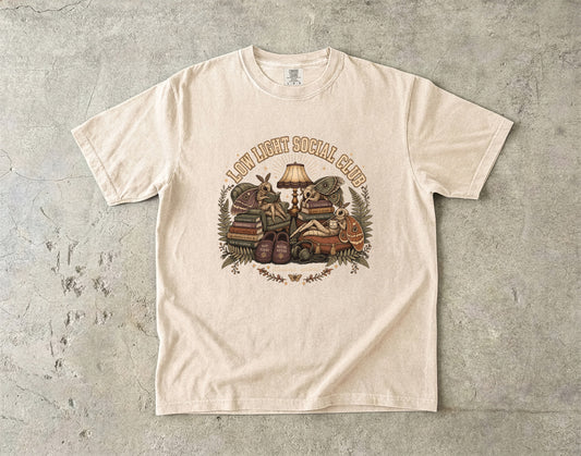 Low Light Social Club Introvert Moth Shirt|Comfort Colors T-shirt