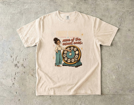 Current Settings None of the Usual Ones Midlife Shirt|Comfort Colors T-shirt