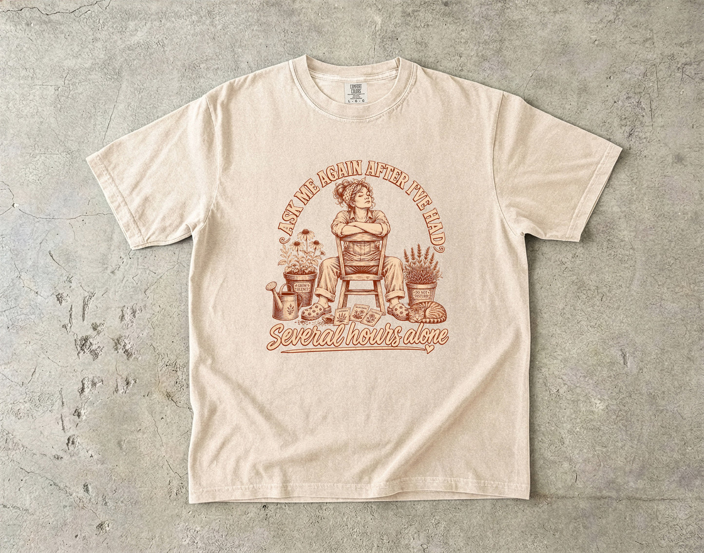 Ask Me After Several Hours Alone Introvert Shirt|Comfort Colors T-shirt