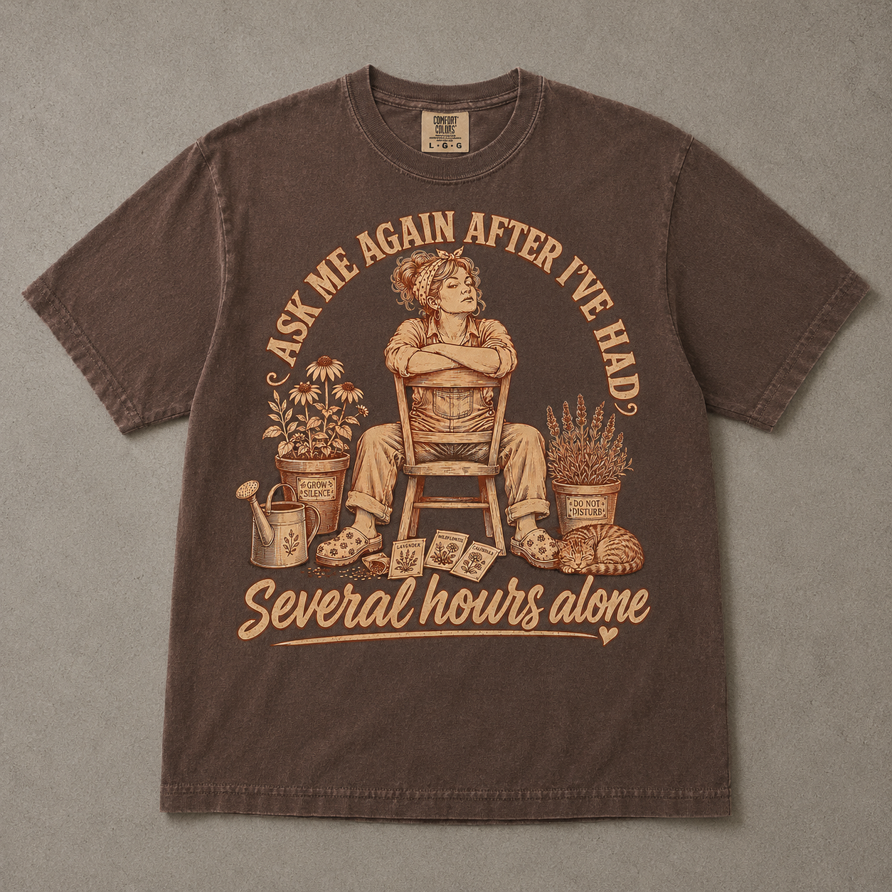 Ask Me After Several Hours Alone Introvert Shirt|Comfort Colors T-shirt
