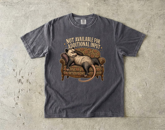 Not Available for Additional Input Possum Design -Comfort Colors T-shirt