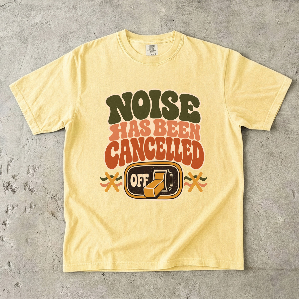 Noise Has Been Cancelled Shirt – Overstimulated Introvert Retro -Comfort Colors T-shirt