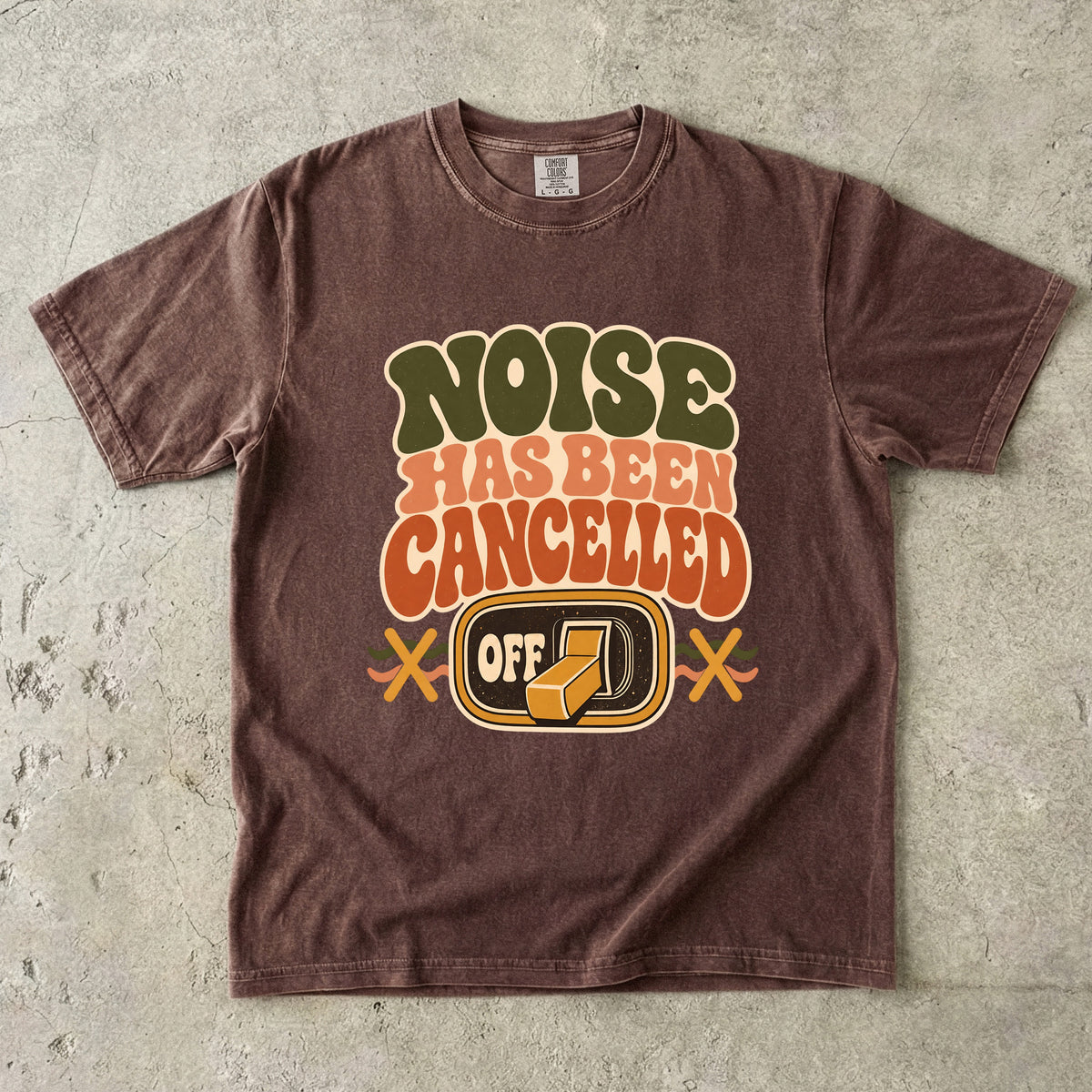 Noise Has Been Cancelled Shirt – Overstimulated Introvert Retro -Comfort Colors T-shirt