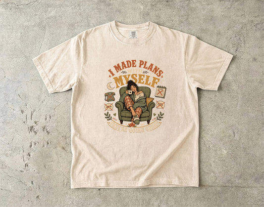 Funny Introvert Self Care T-Shirt for Women -Comfort Colors T-shirt