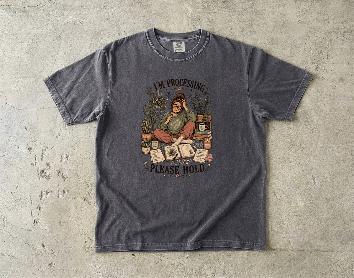Funny Introvert Recharge Shirt for Women-Comfort Colors T-shirt