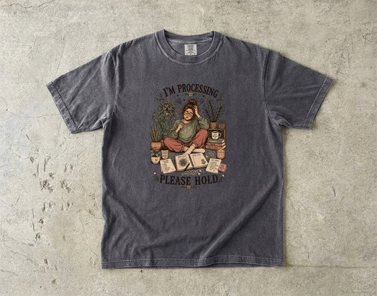 Funny Introvert Recharge Shirt for Women-Comfort Colors T-shirt