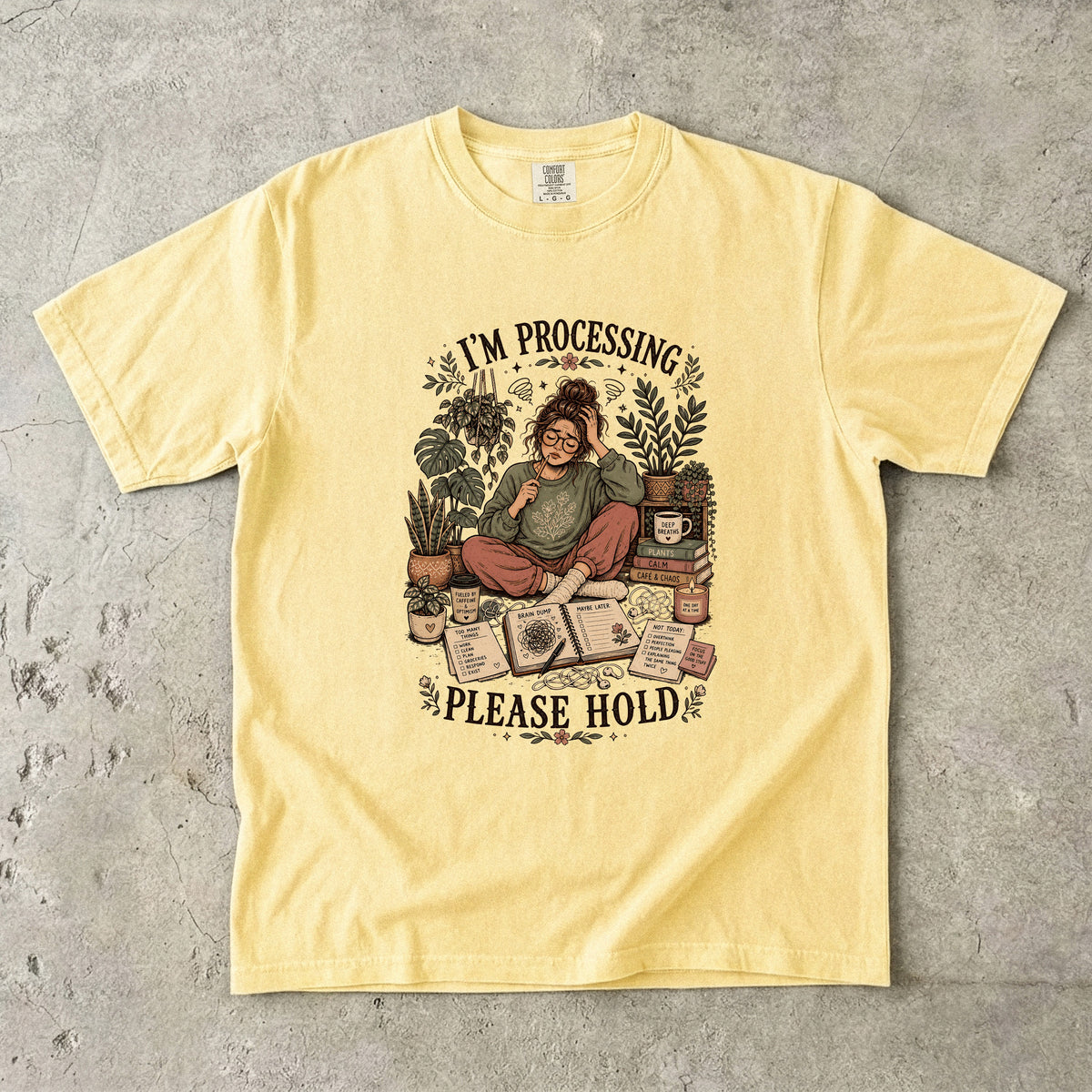 Funny Introvert Recharge Shirt for Women-Comfort Colors T-shirt