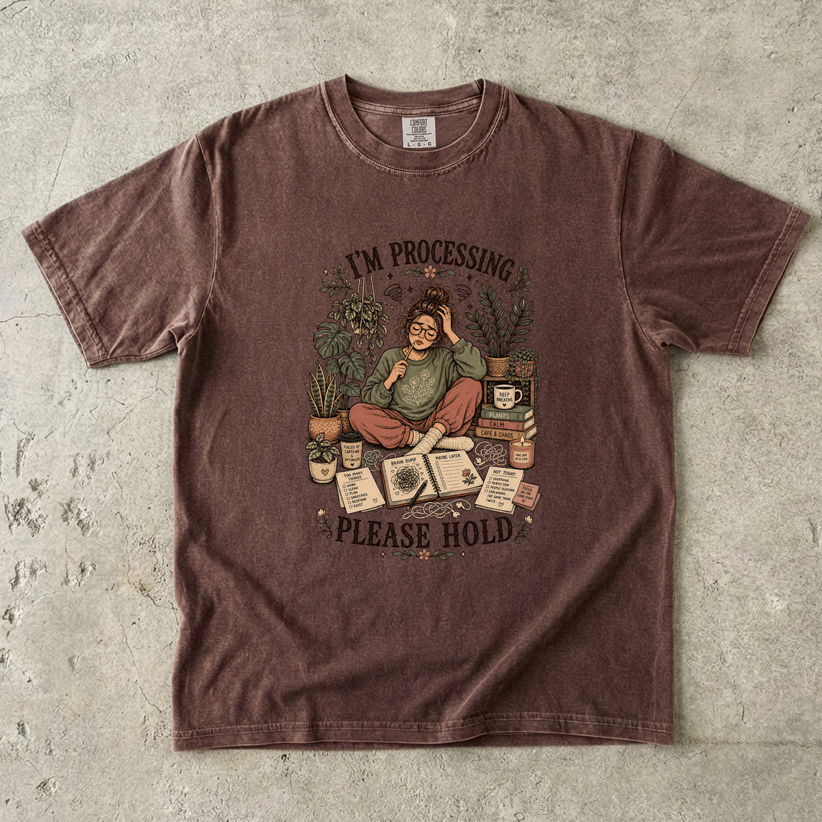 Funny Introvert Recharge Shirt for Women-Comfort Colors T-shirt