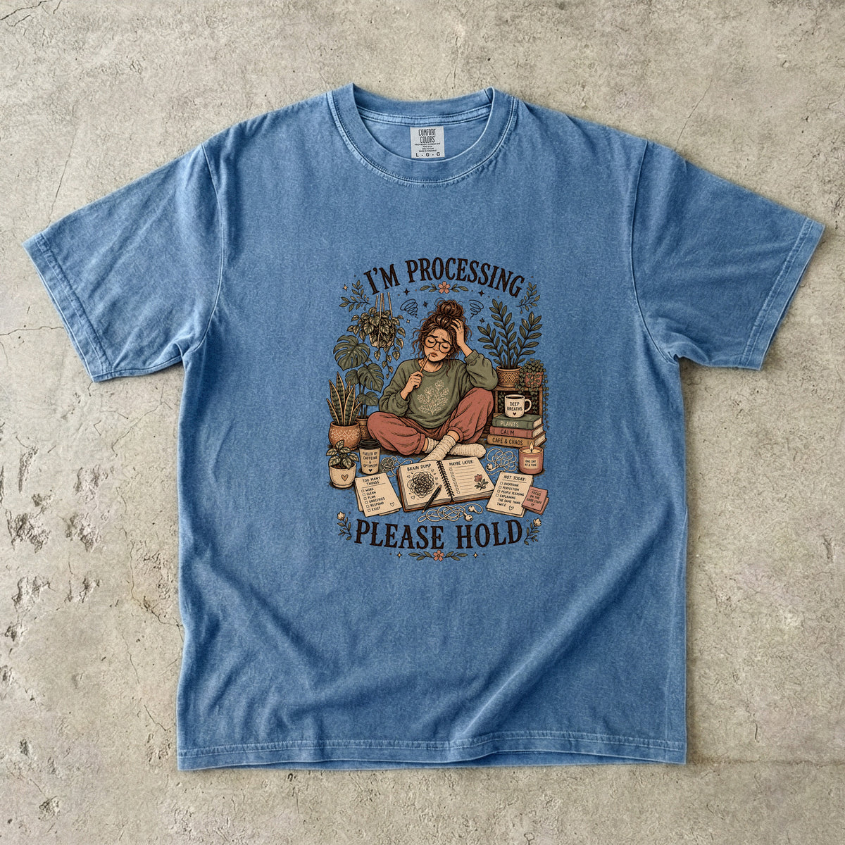 Funny Introvert Recharge Shirt for Women-Comfort Colors T-shirt