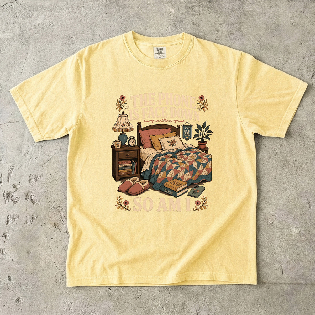 Cozy Introvert Bedroom T-Shirt for Women -Comfort Colors T-shirt