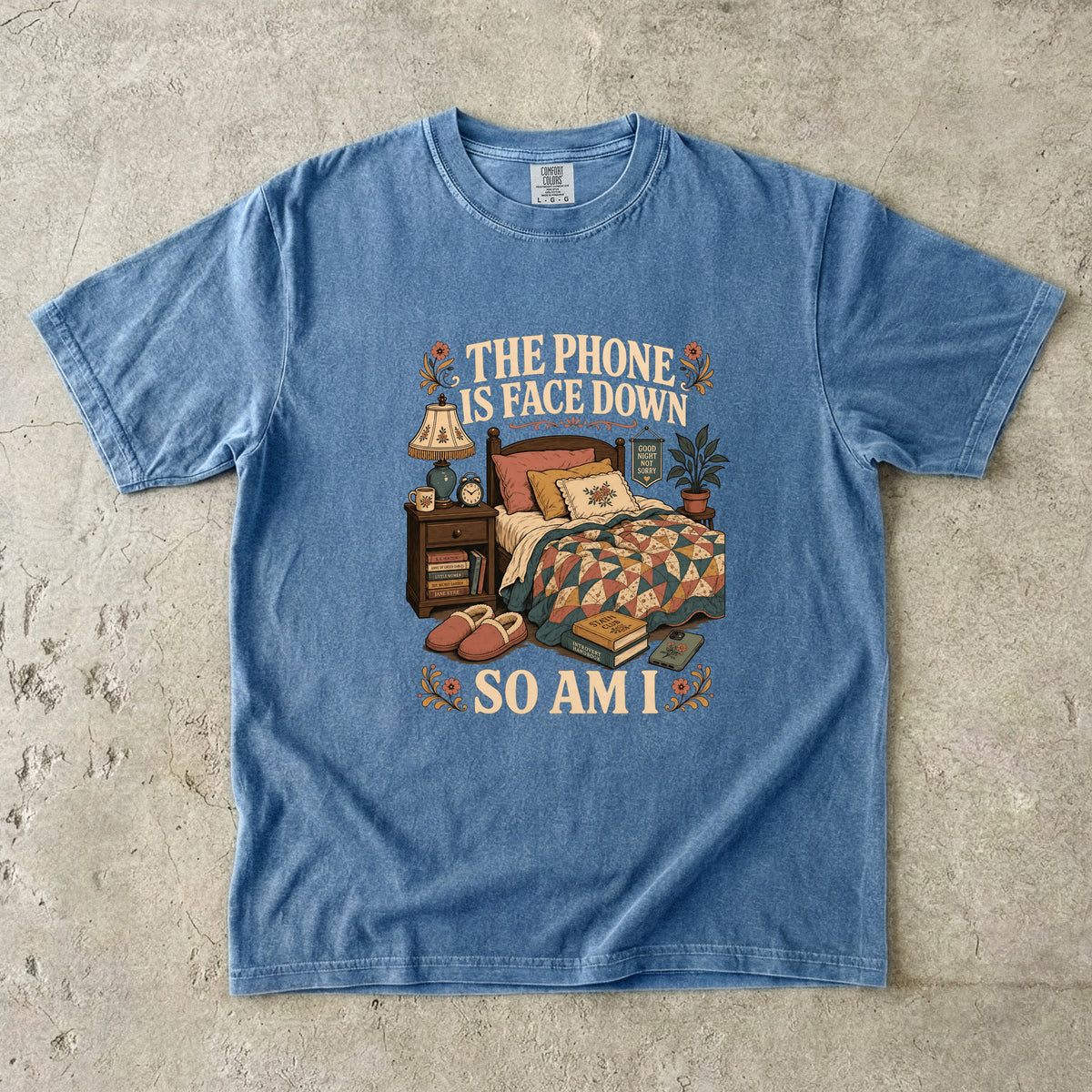 Cozy Introvert Bedroom T-Shirt for Women -Comfort Colors T-shirt