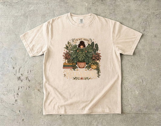 Funny Introvert Plant Lover T-Shirt for Women - Comfort Colors T-shirt