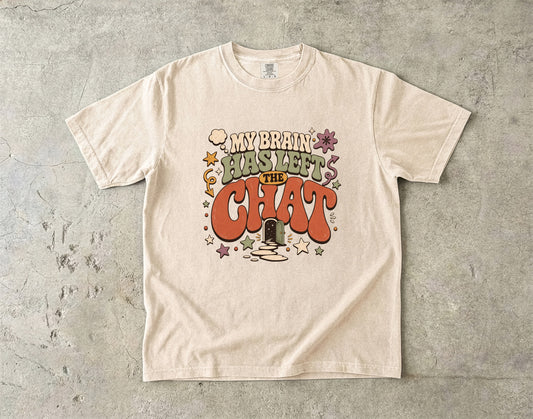 Funny ADHD Brain T-Shirt for Women -Comfort Colors T-shirt
