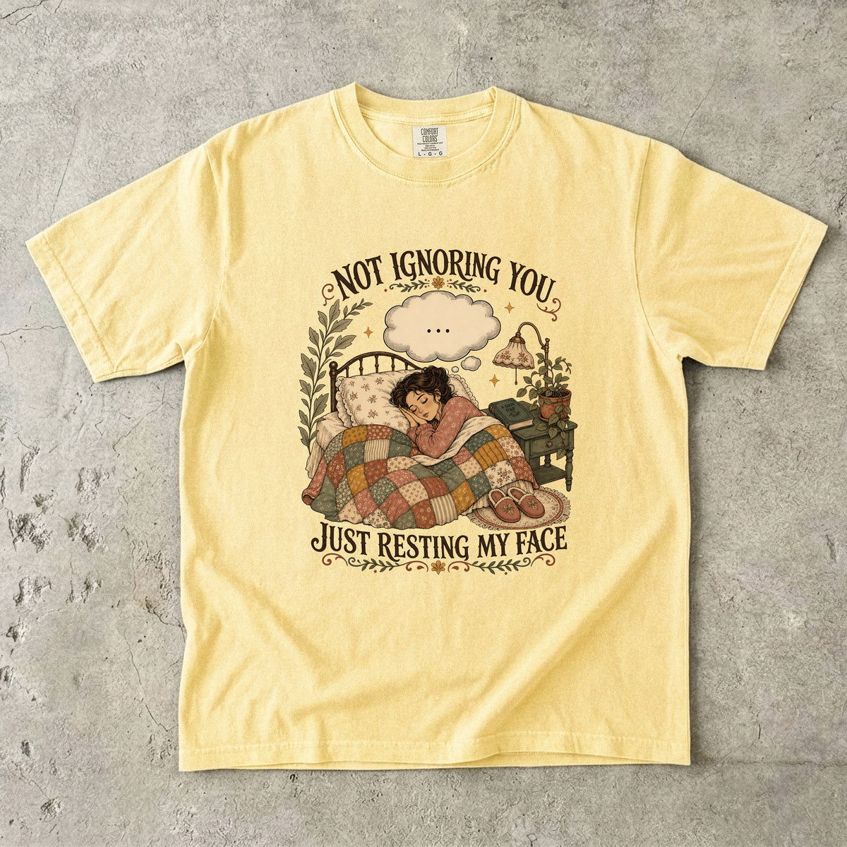 Funny Introvert Self Care T-Shirt for Women -Comfort Colors T-shirt