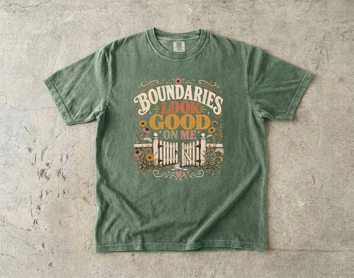 Funny Introvert Boundaries T-Shirt for Women - Comfort Colors T-shirt