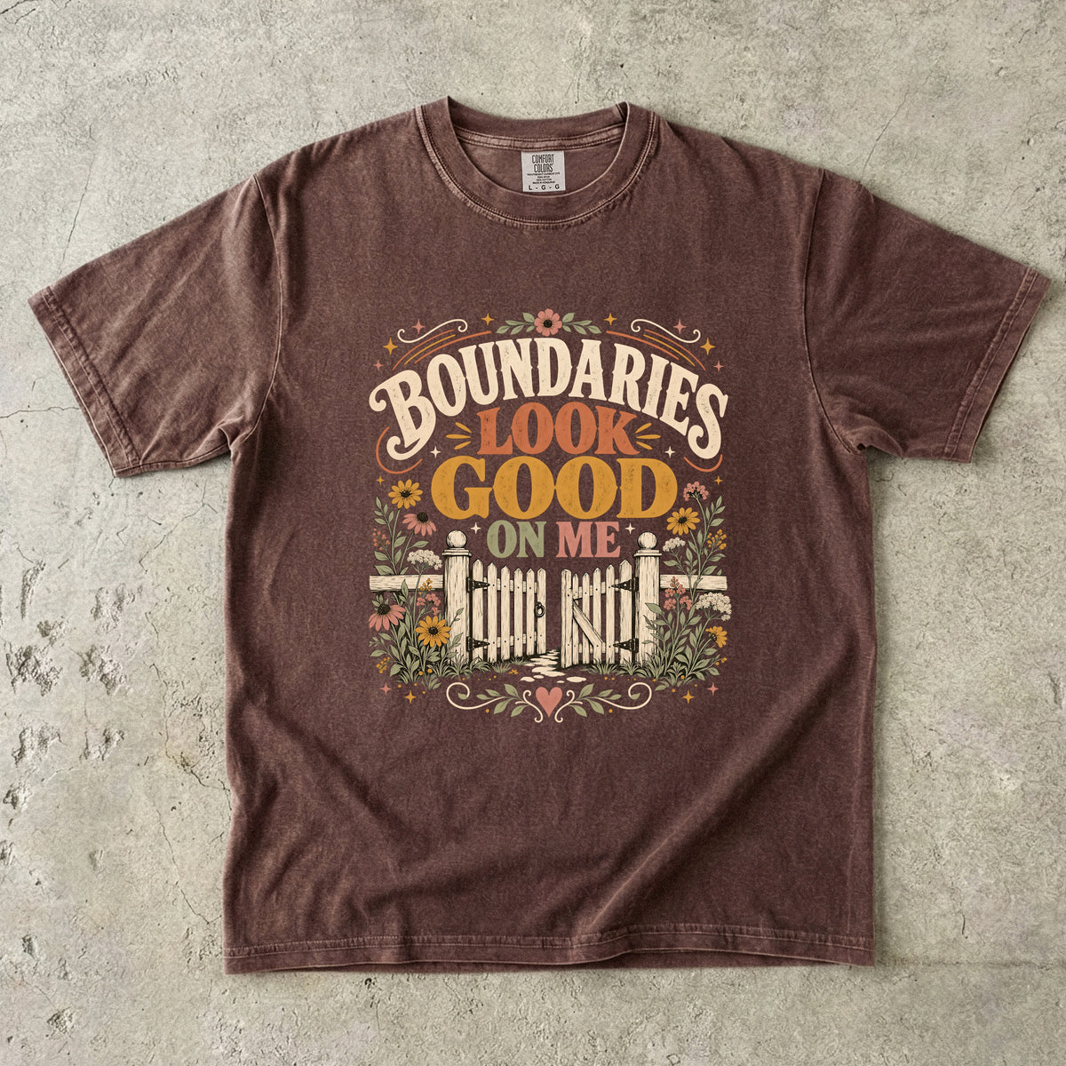 Funny Introvert Boundaries T-Shirt for Women - Comfort Colors T-shirt