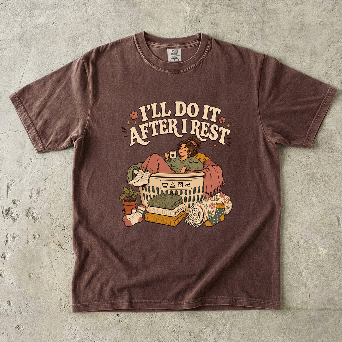 Funny Introvert Reading T-Shirt for Women -Comfort Colors T-shirt