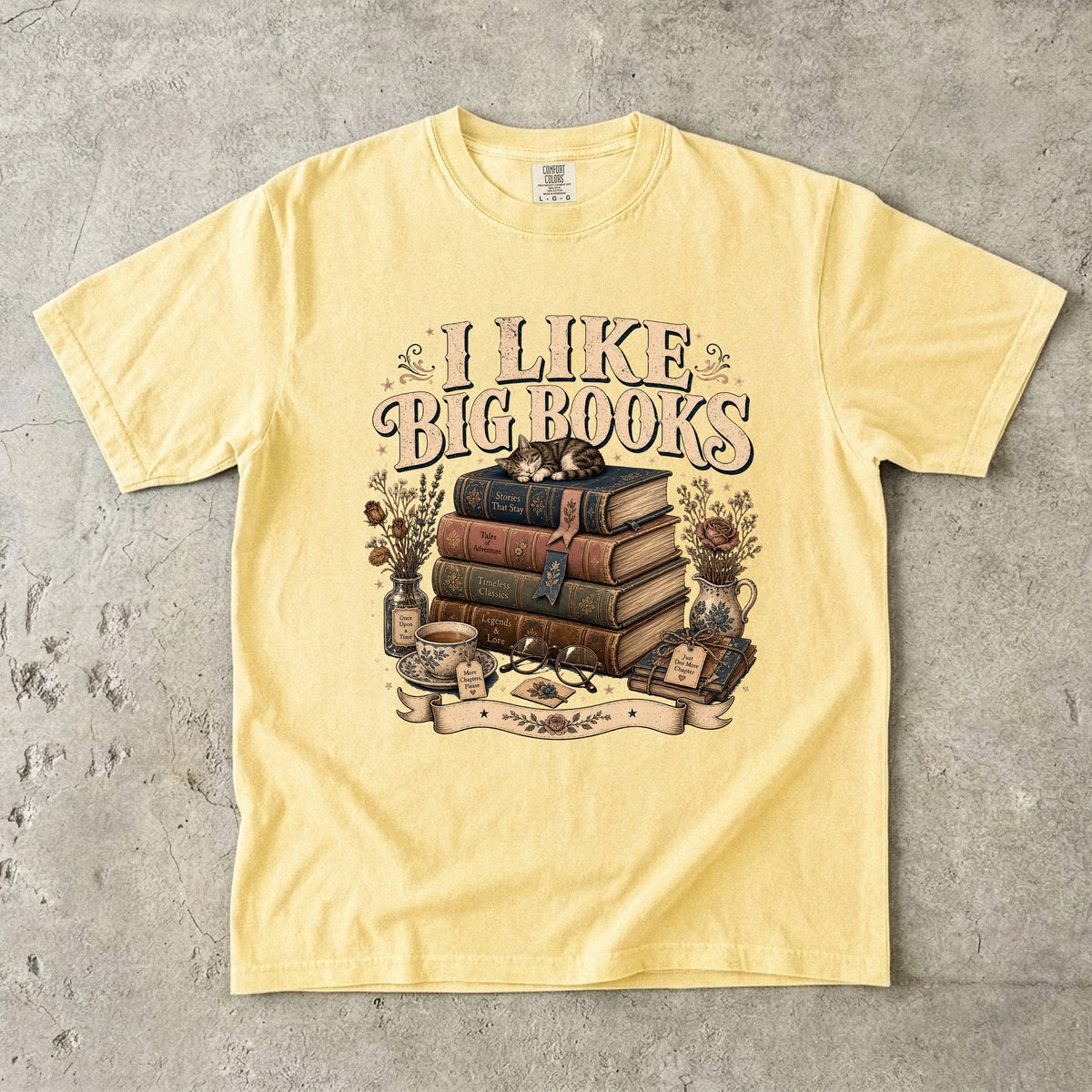 I Like Big Books T-Shirt | Funny Book Lover Shirt