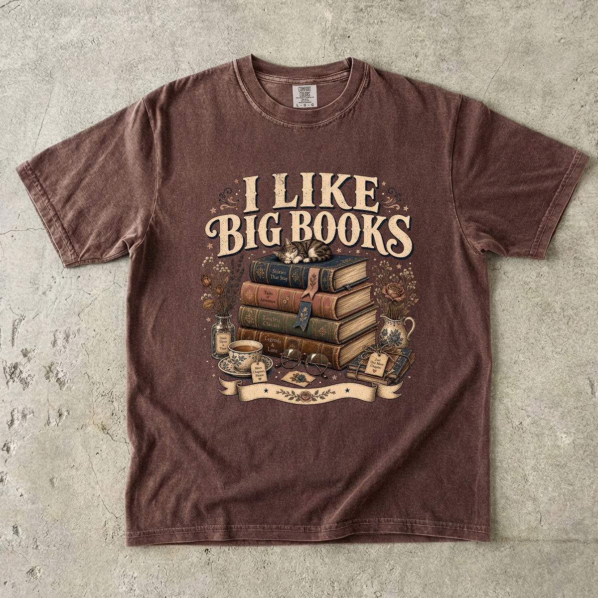 I Like Big Books T-Shirt | Funny Book Lover Shirt