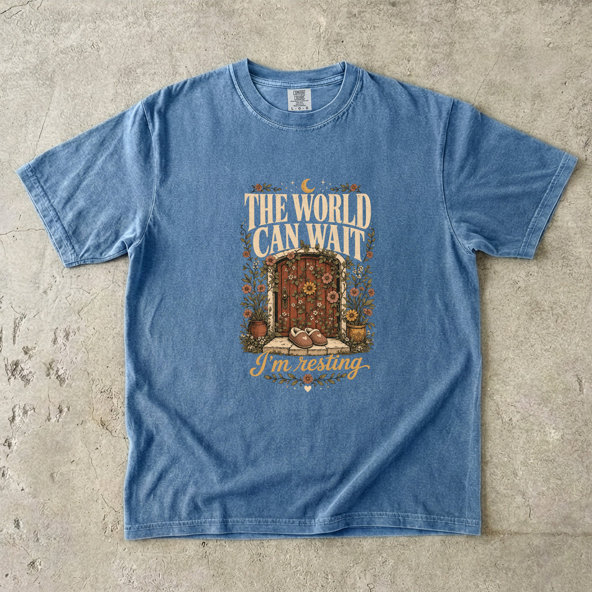The World Can Wait Shirt | Rest and Recharge Gift