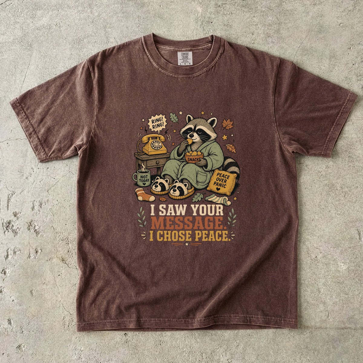 I Saw Your Message. I Chose Peace. Shirt | Funny Introvert
