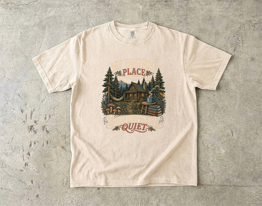 My Favorite Place Is Somewhere Quiet Shirt | Cozy Introvert Tee
