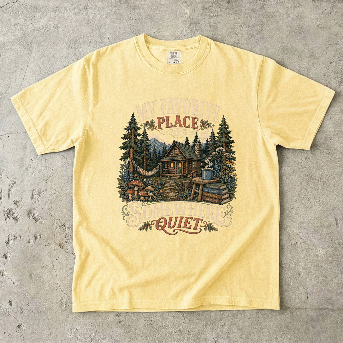 My Favorite Place Is Somewhere Quiet Shirt | Cozy Introvert Tee