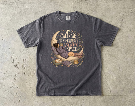 My Calendar Needs More Blank Space Shirt | Introvert Humor