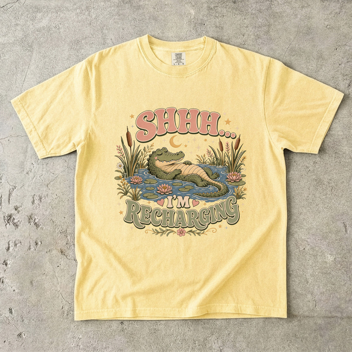 Shhh I'm Recharging Shirt | Introvert Gift for Women