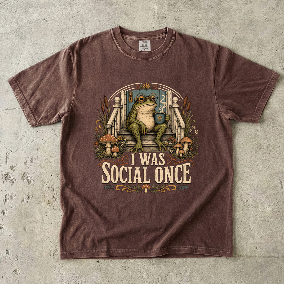 I Was Social Once Shirt | Funny Introvert Apparel