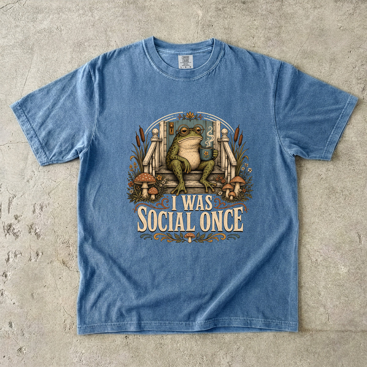 I Was Social Once Shirt | Funny Introvert Apparel