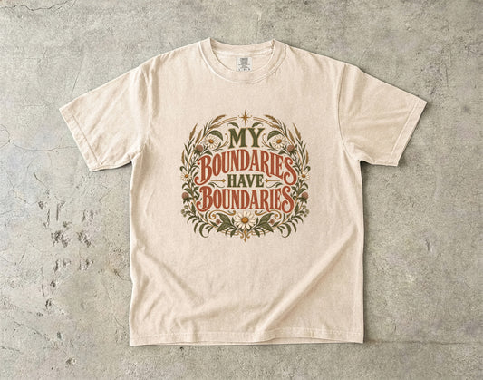 My Boundaries Have Boundaries Shirt | Funny Women’s Boundary Tee